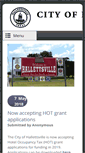 Mobile Screenshot of cityofhallettsville.org